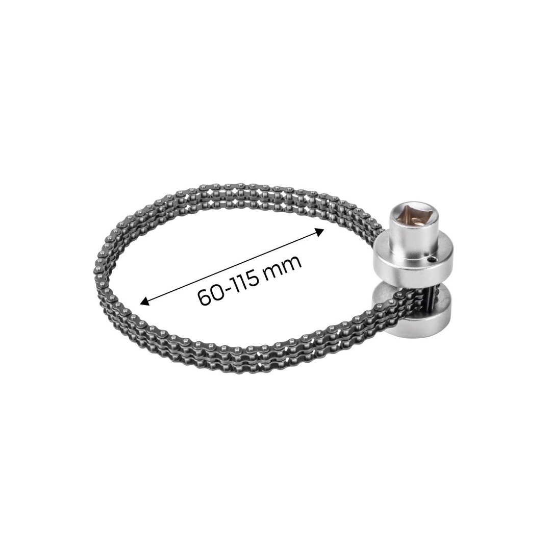 Alyvos filtro grandinės veržliaraktis 1/2" 60 - 115 mm 6 Alyvos filtro grandinės veržliaraktis 1/2" 60 - 115 mm 6