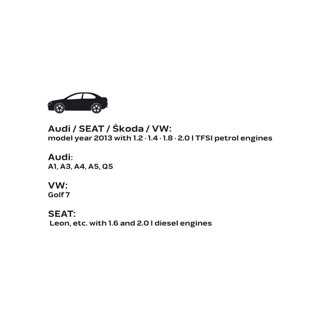 Alyvos kamščio veržliaraktis TFSI varikliui 6 Alyvos kamščio veržliaraktis TFSI varikliui 6