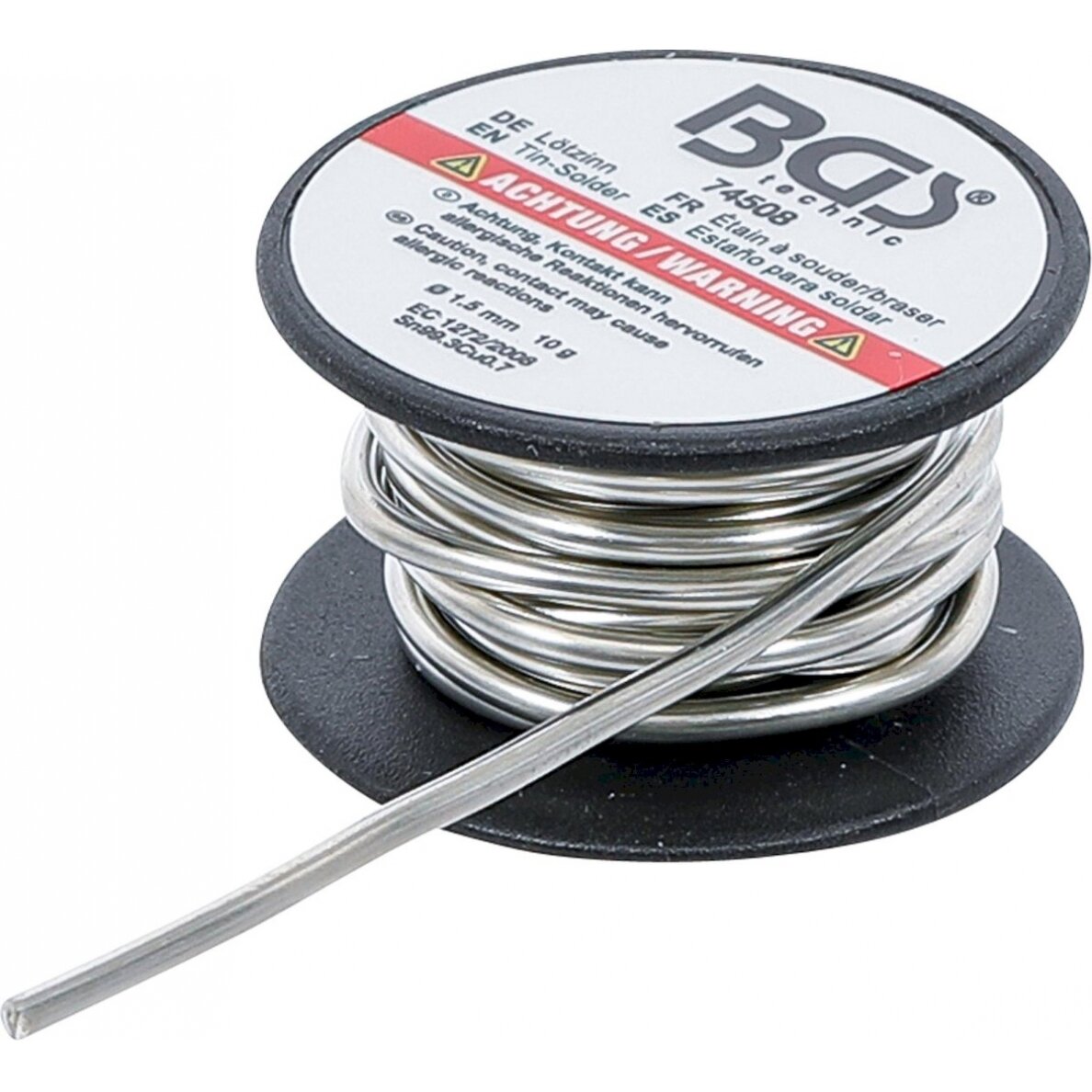 Alavas lydmetalis | Vielos ritė | be švino | Ø 1,5 mm | 10 g (74508B) Alavas lydmetalis | Vielos ritė | be švino | Ø 1,5 mm | 10 g (74508B)