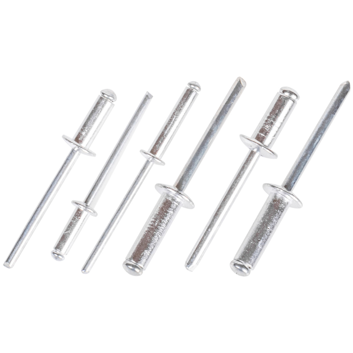 Aliumininių kniedžių kompl. 450 vnt. 2 Aliumininių kniedžių kompl. 450 vnt. 2