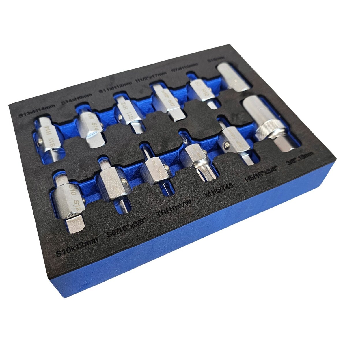 Alyvos išleidimo antgalių komplektas | 12,5 mm (1/2") | 12 vnt. (SK12M)