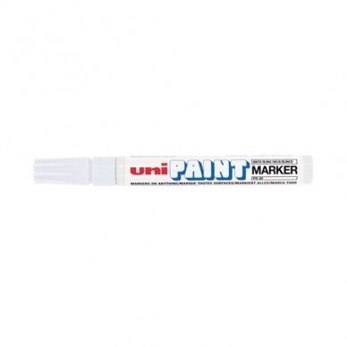Aliejinis markeris Uni PX-20, balta spalva