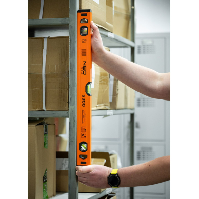 Aliuminis gulsčiukas S 300, 3akutės, 60 cm 1 Aliuminis gulsčiukas S 300, 3akutės, 60 cm 1