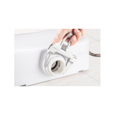 Aluminium adjustable wrench 200 mm, range 0-70 mm 2