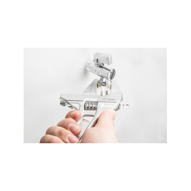 Aluminium adjustable wrench 200 mm, range 0-70 mm 5