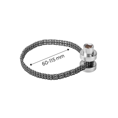 Alyvos filtro grandinės veržliaraktis 1/2" 60 - 115 mm 6 Alyvos filtro grandinės veržliaraktis 1/2" 60 - 115 mm 6