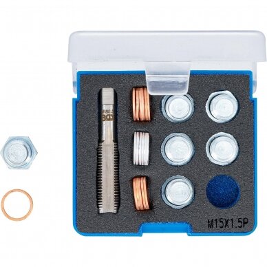 Alyvos išleidimo kamščio remonto komplektas | M15 x 1.5 (157) 1 Alyvos išleidimo kamščio remonto komplektas | M15 x 1.5 (157) 1