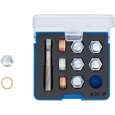 Alyvos išleidimo srauto remonto komplektas | M13 x 1,5 mm (156) 1 Alyvos išleidimo srauto remonto komplektas | M13 x 1,5 mm (156) 1