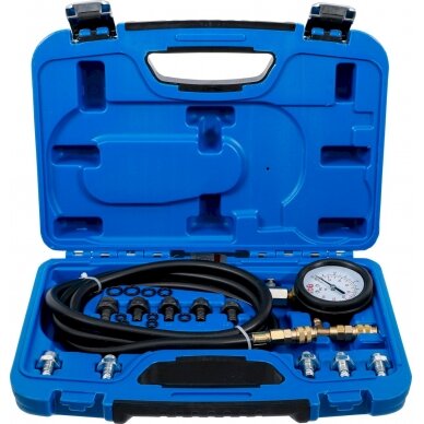 Alyvos slėgio testeris su adapteriais (8007) 1 Alyvos slėgio testeris su adapteriais (8007) 1