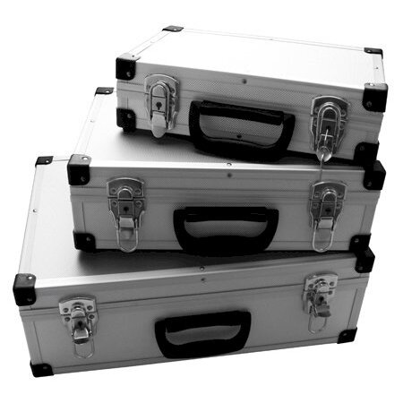 Aliuminių lagaminų rinkinys | 3 vnt. (ABS03) Aliuminių lagaminų rinkinys | 3 vnt. (ABS03)