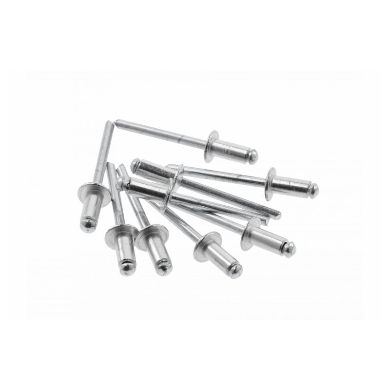 Aliuminės klniedės 4,8*8 mm., 50 vnt Aliuminės klniedės 4,8*8 mm., 50 vnt