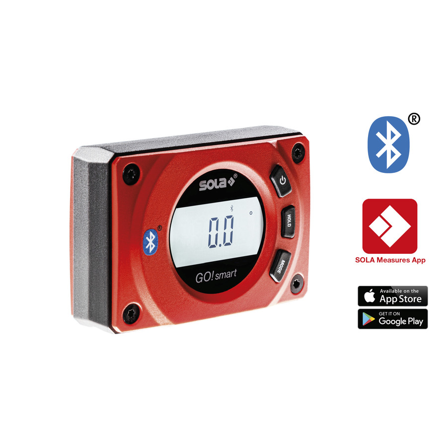 Skaitmeninis gulsčiukas Sola GO! Smart Bluetooth; 8 cm Skaitmeninis gulsčiukas Sola GO! Smart Bluetooth; 8 cm