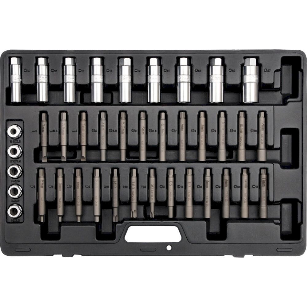 Amortizatoriaus įrankių komplektas | 39 vnt. (YT-0628) Amortizatoriaus įrankių komplektas | 39 vnt. (YT-0628)