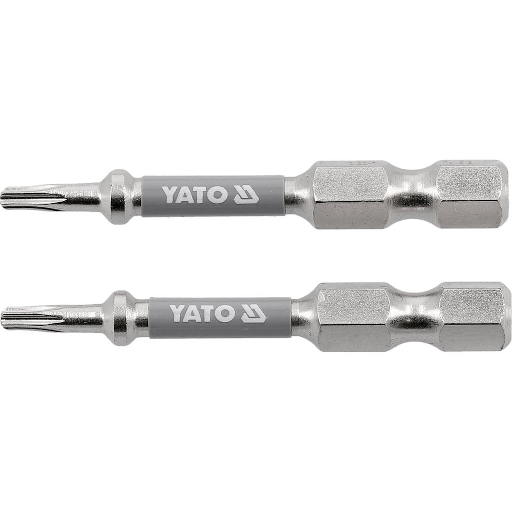 Antgaliai | 6,3 mm (1/4") | S2 Ni | T-Star (Torx) T8 | 50 mm | 2 vnt. (YT-78030) Antgaliai | 6,3 mm (1/4") | S2 Ni | T-Star (Torx) T8 | 50 mm | 2 vnt. (YT-78030)
