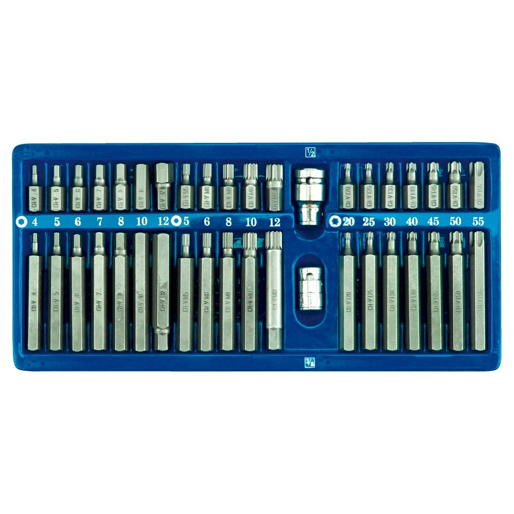 Antgalių rinkinys | metalinė dėžutė | 40 vnt. (66400)