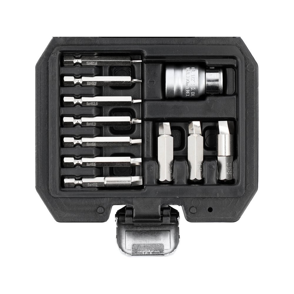 Antgalių rinkinys | pažeistam vidiniam hex ešiakampiui | 11 vnt. (YT-04583) Antgalių rinkinys | pažeistam vidiniam hex ešiakampiui | 11 vnt. (YT-04583)