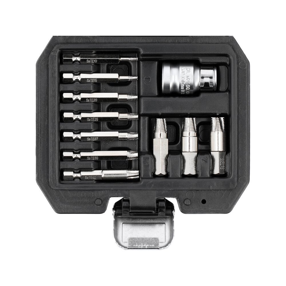 Antgalių rinkinys | sugadintiems T-Star (Torx) su skyle | 11 vnt. (YT-04582)