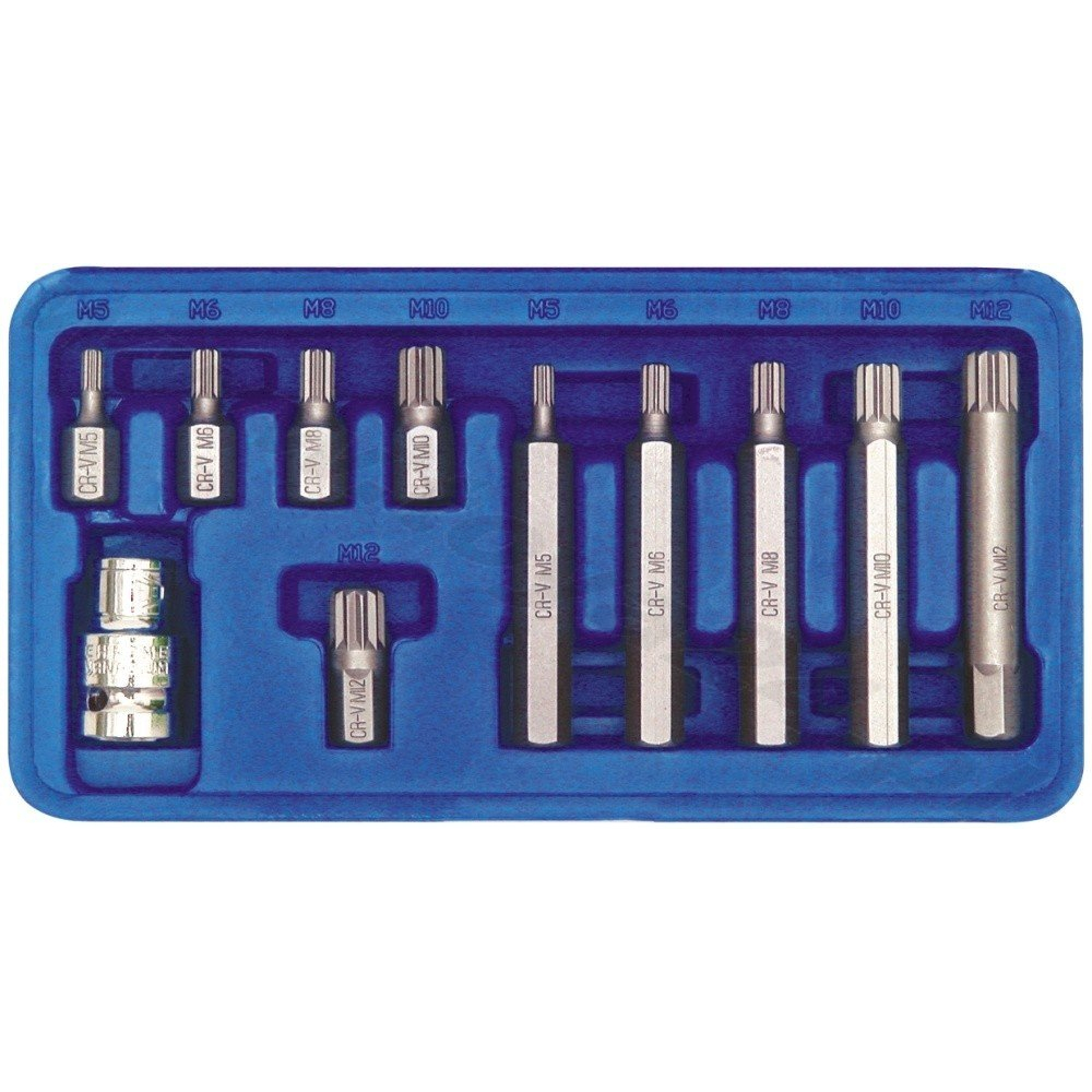 Antgalių rinkinys | trumpas / ilgas | spline (XZN) | 11 vnt. (66770) Antgalių rinkinys | trumpas / ilgas | spline (XZN) | 11 vnt. (66770)