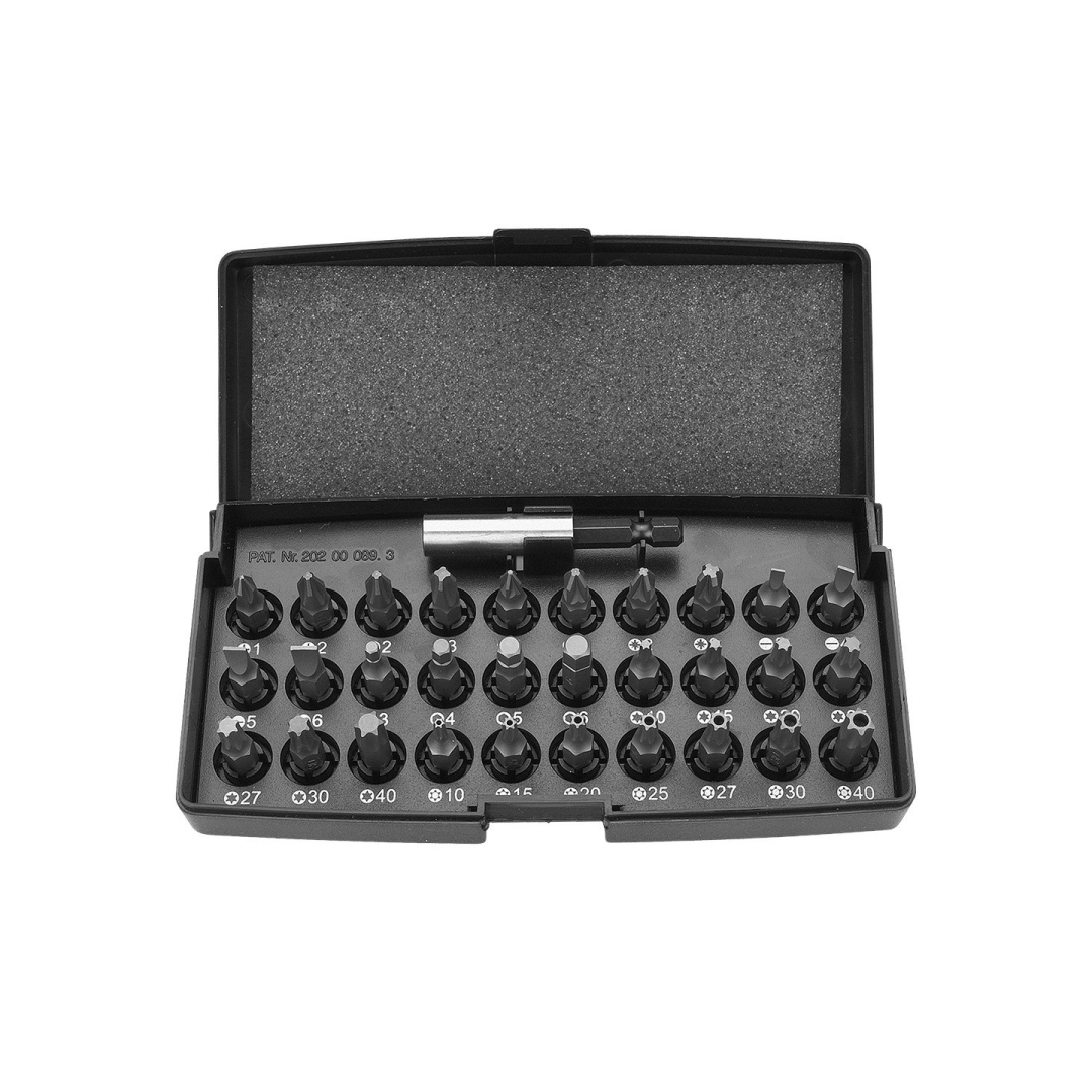 Antgaliai atsuktuvui, komplekte 31 vnt.