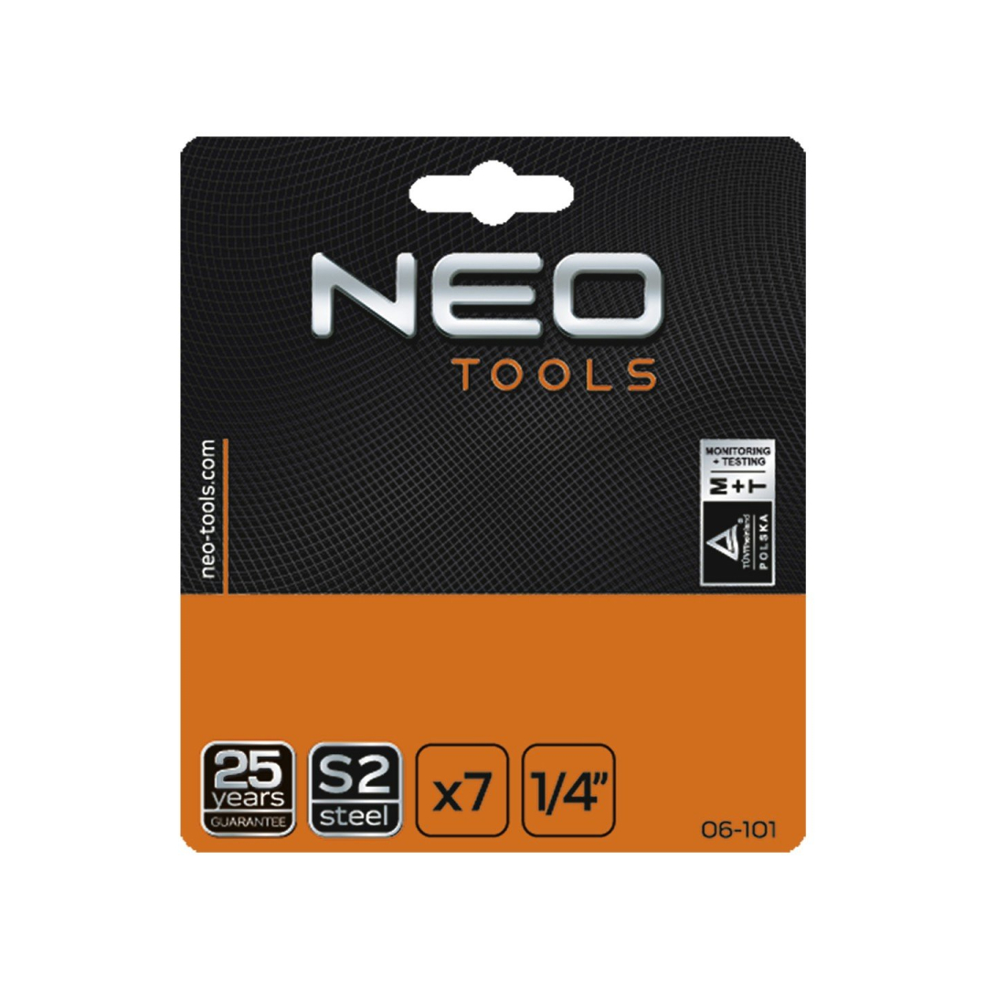 Antgaliai atsuktuvui, komplekte 6 vnt., su griebtu 1 Antgaliai atsuktuvui, komplekte 6 vnt., su griebtu 1