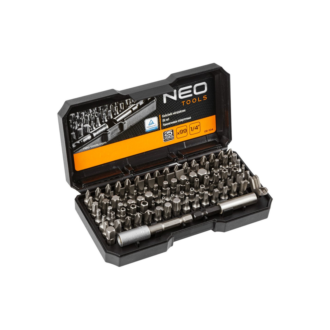 Antgaliai atsuktuvui, komplekte 99 vnt.