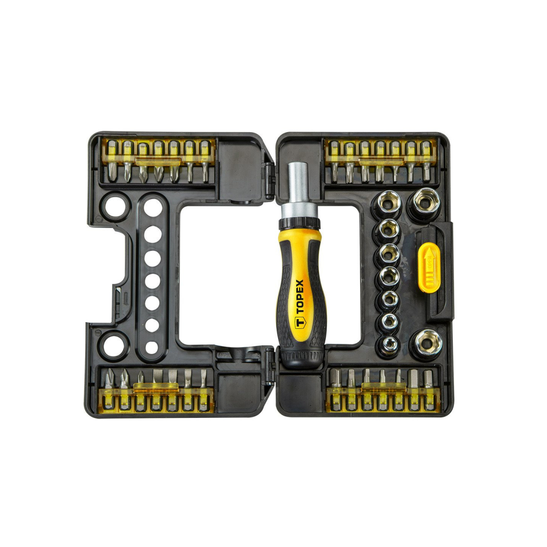 Antgaliai keičiami su laikikliu 38 vnt. Topex 3