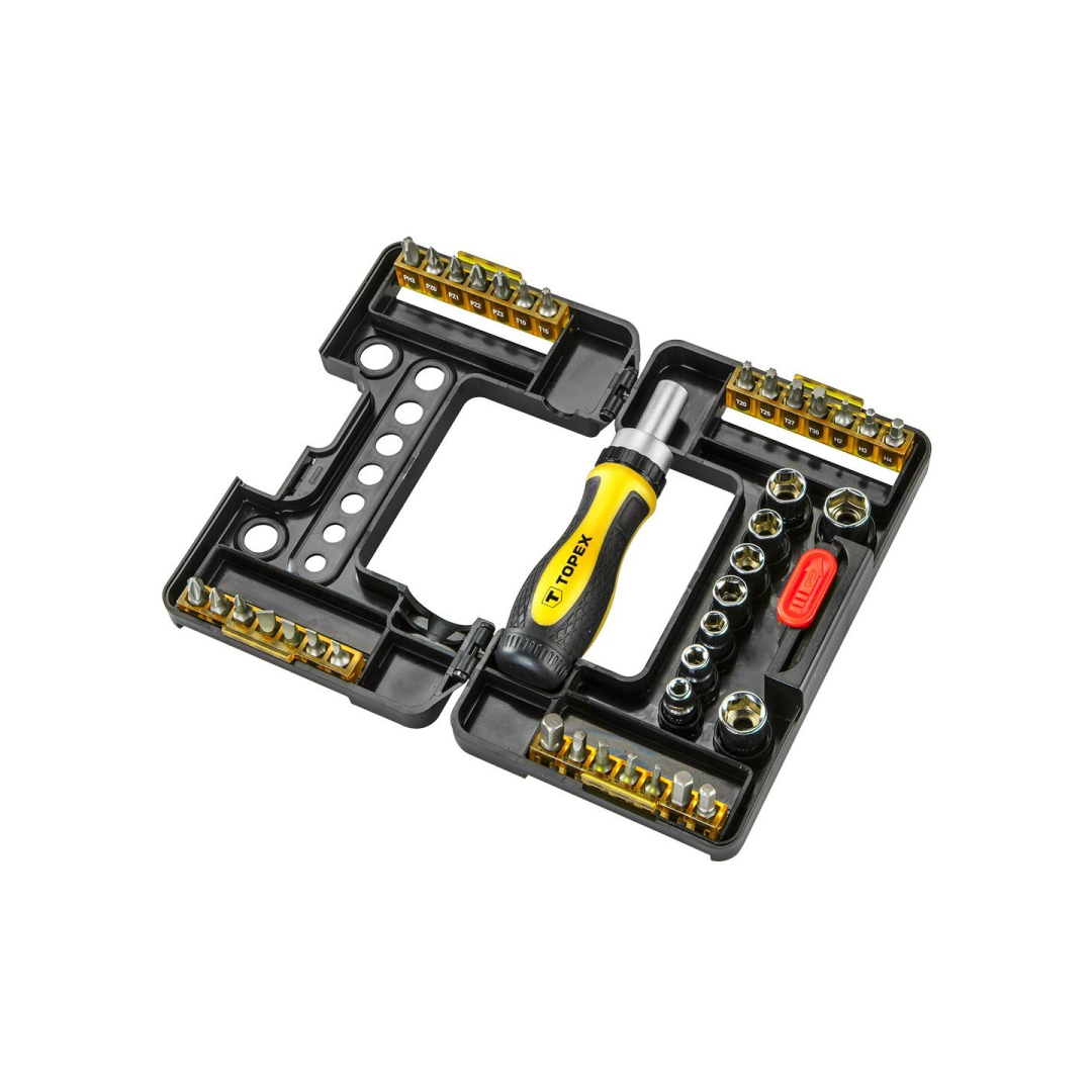 Antgaliai keičiami su laikikliu 38 vnt. Topex