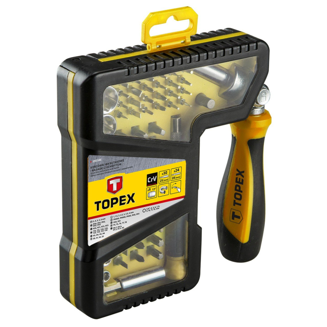 Antgaliai keičiami su laikikliu 68 vnt. Topex 1