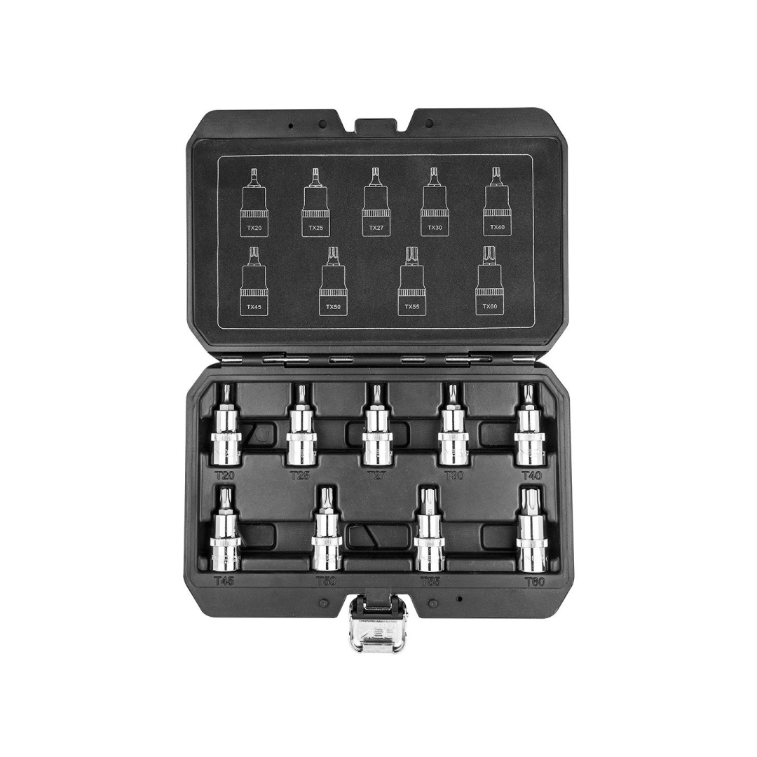 Antgaliai TORX, komplekte 9 vnt., Antgaliai TORX, komplekte 9 vnt.,