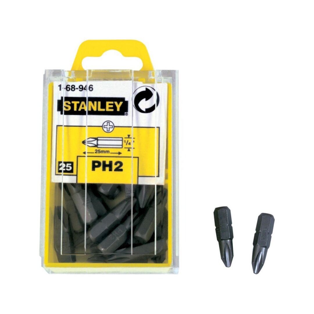 Antgalis kryžminis PH2 25mm (25 vnt.) 1 Antgalis kryžminis PH2 25mm (25 vnt.) 1