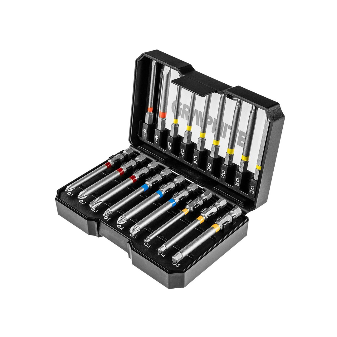 Antgalių rinkinys 18 vnt. Graphite Antgalių rinkinys 18 vnt. Graphite