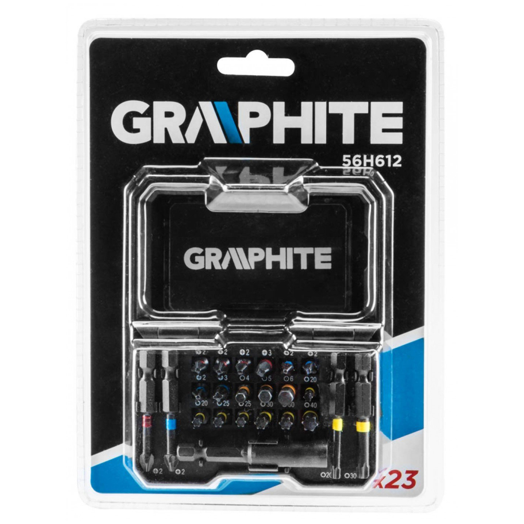 Antgalių rinkinys 23 vnt. Graphite 1 Antgalių rinkinys 23 vnt. Graphite 1