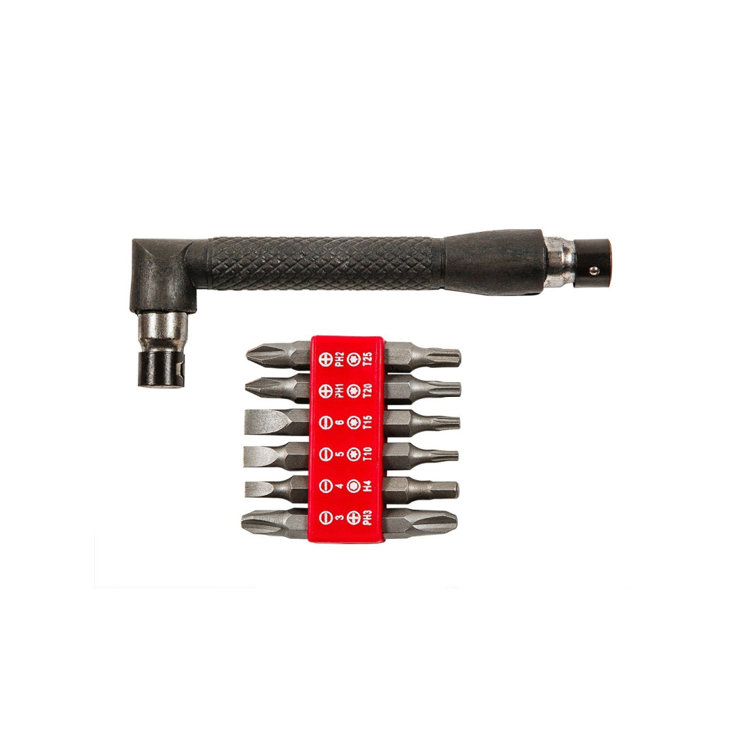 Antgalių rinkinys su magnetiniu griebtuvu 13vnt