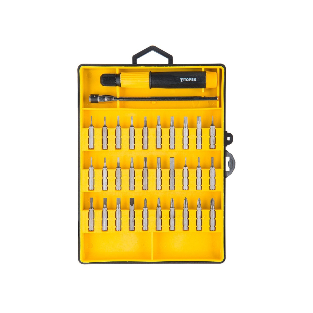 Antgalių rinkinys su rankena, komplekte 30 vnt.