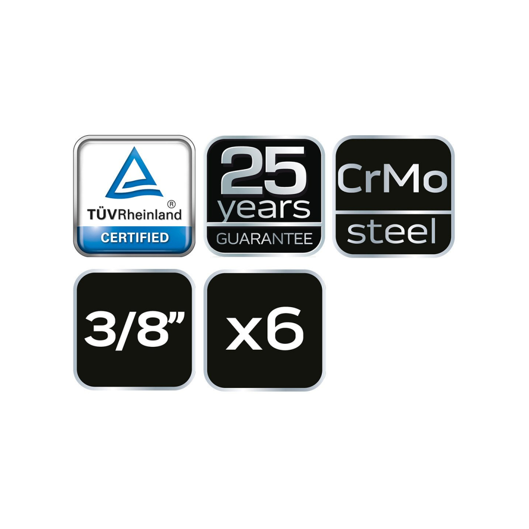 Antgaliu varztams komplektas 6 vnt. 7 Antgaliu varztams komplektas 6 vnt. 7