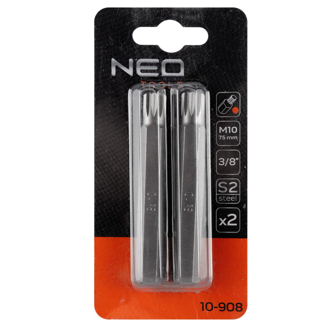 Antgaliukai M10 x 75 mm, S2 x 2 vnt. 1 Antgaliukai M10 x 75 mm, S2 x 2 vnt. 1