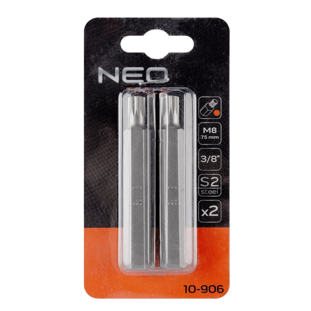 Antgaliukai M8 x 75 mm, S2 x 2 vnt. 1 Antgaliukai M8 x 75 mm, S2 x 2 vnt. 1