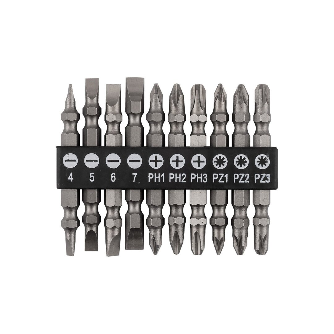 Antgaliukų rinkinys SL4/5/6/7, Ph1/2/3, PZ1/2/3 x 65 mm, 10 vnt.