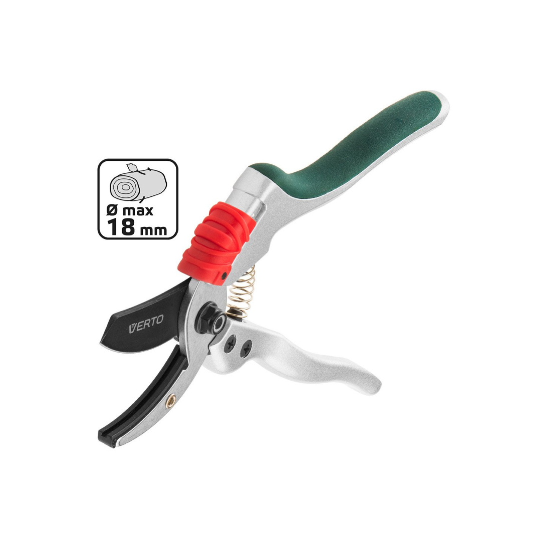 Anvil pruning scissors 195 mm, aluminium, cutting diameter 18 mm 2