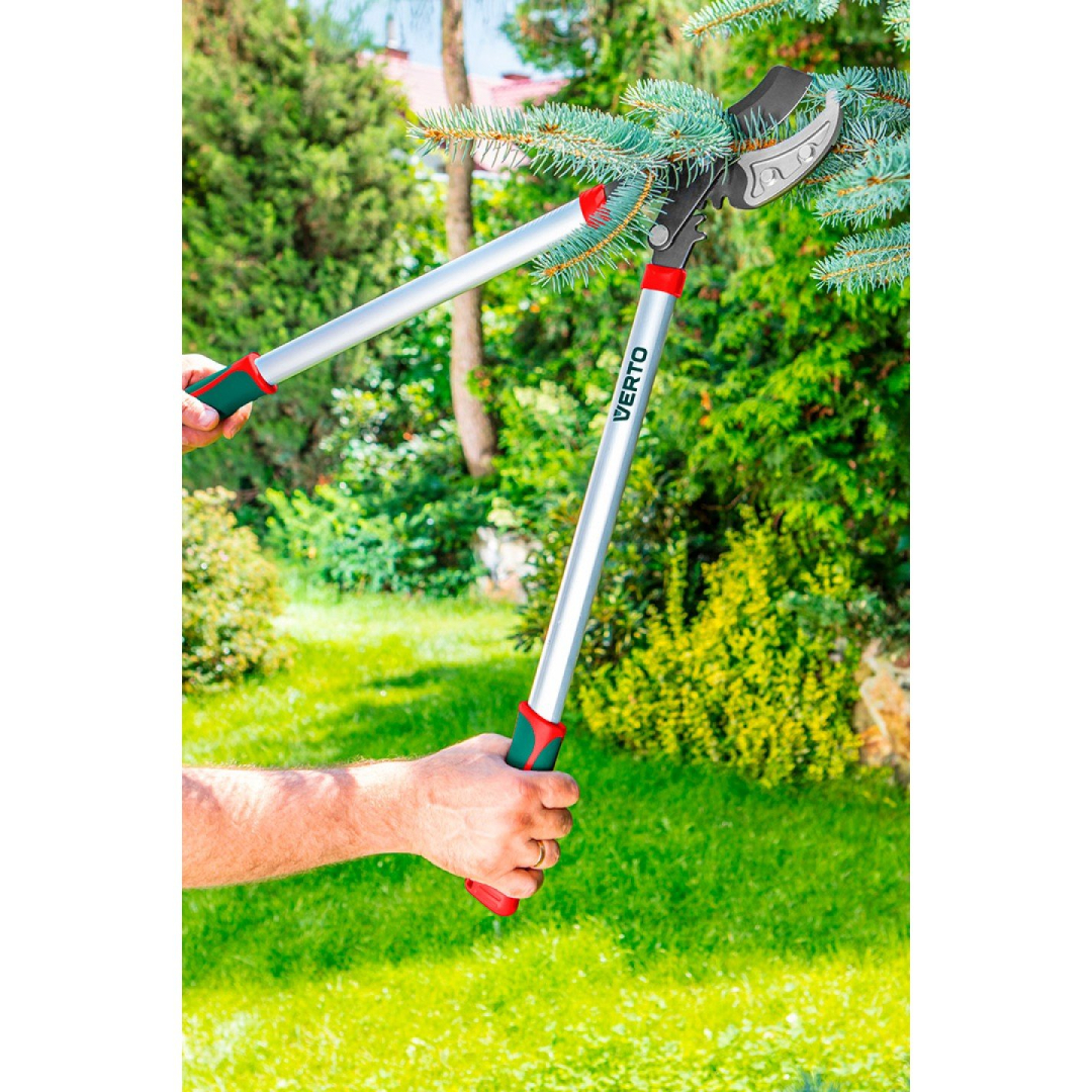 Anvil pruning shears 710 mm, cutting diameter 42 mm, aluminum handles 1