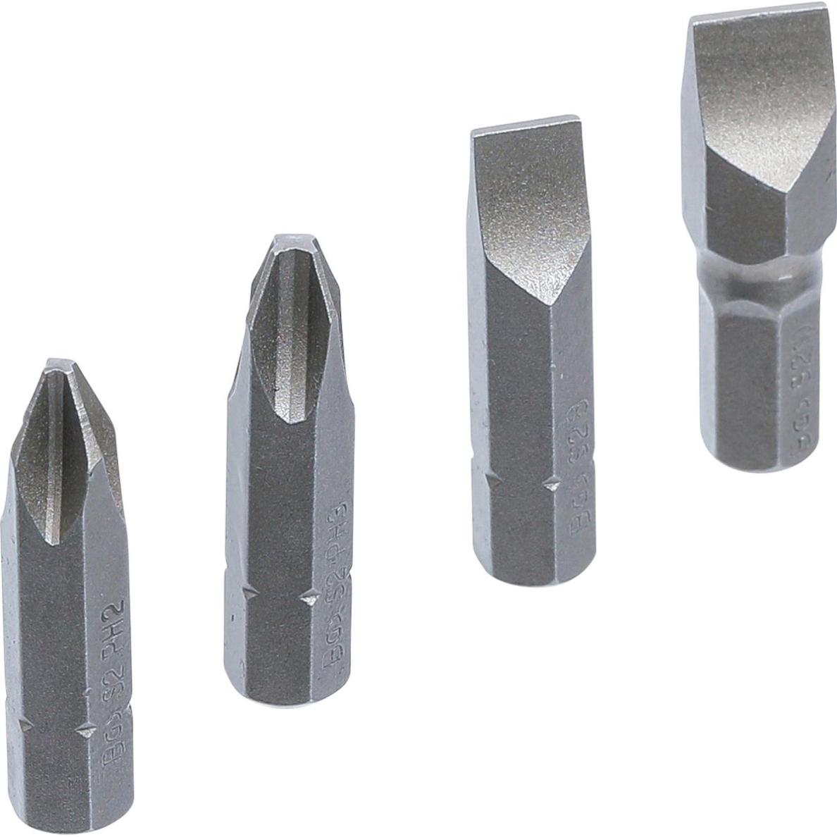 Antgaliai smūginiam atsuktuvui | 4 vnt. (711) Antgaliai smūginiam atsuktuvui | 4 vnt. (711)