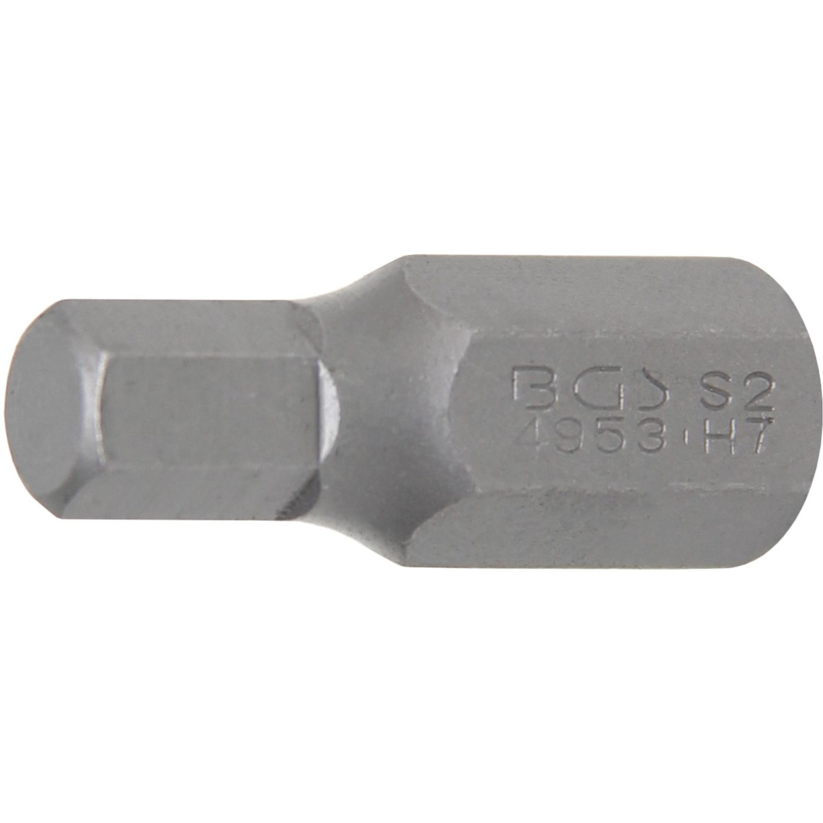 Antgalis | ilgis 30 mm | 10 mm (3/8") storis | Hex šešiakampis 7 mm (4953)