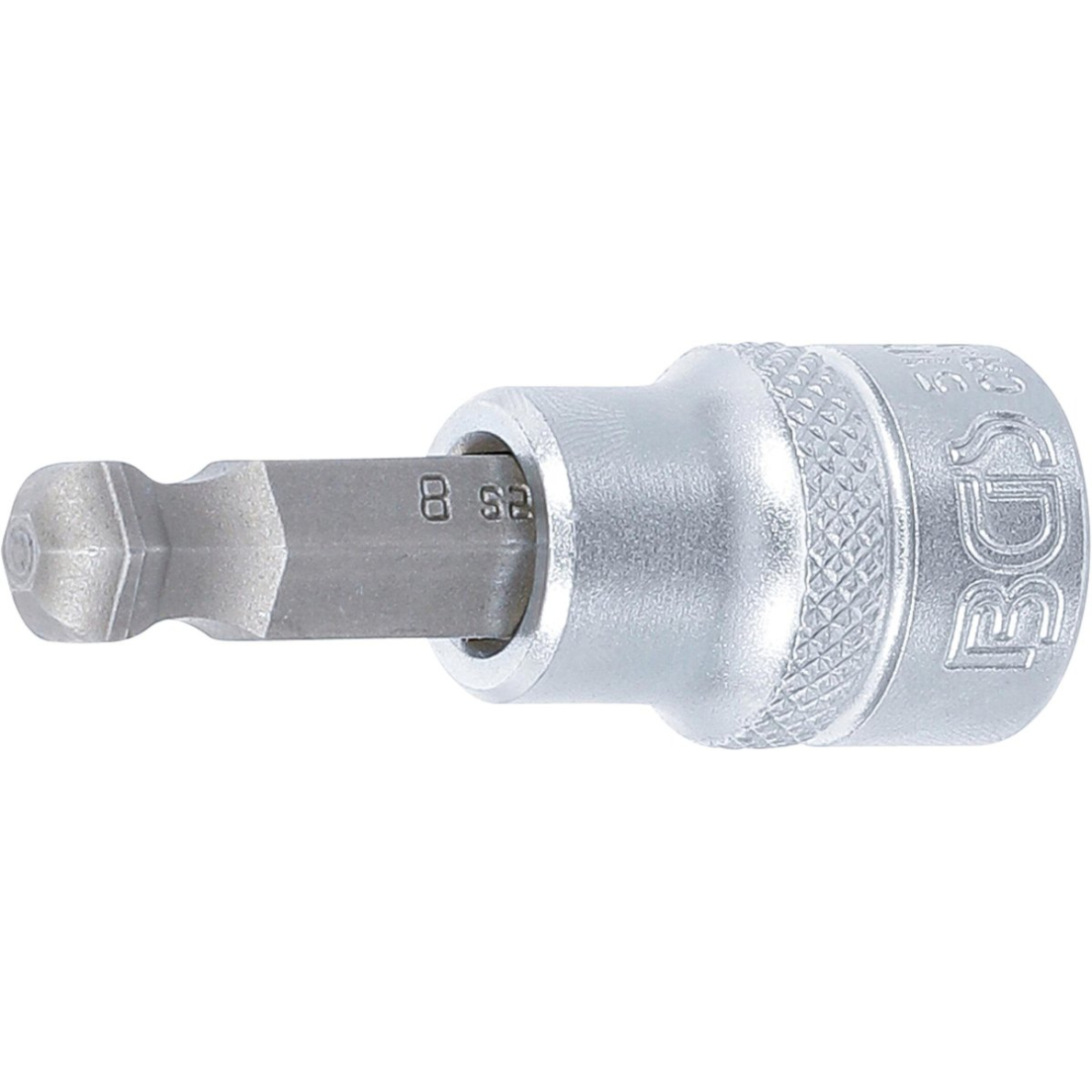 Antgalis įpresuotas į galvutę | 10 mm (3/8") | hex šešiakampis | su šarnyru 8 mm (5115) Antgalis įpresuotas į galvutę | 10 mm (3/8") | hex šešiakampis | su šarnyru 8 mm (5115)