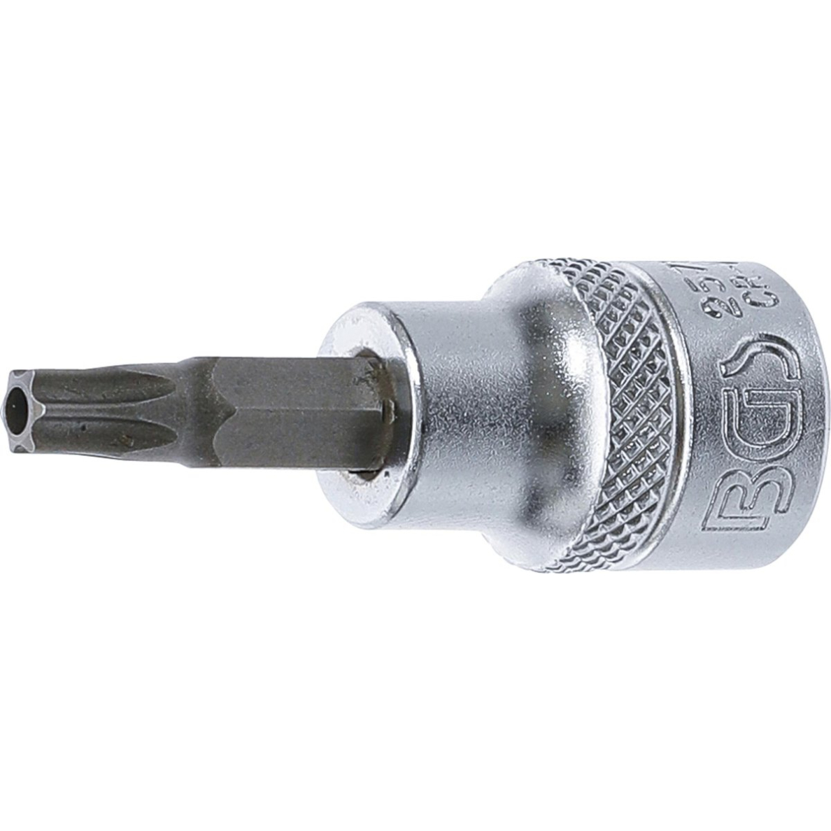 Antgalis įpresuotas į galvutę | 10 mm (3/8") | T-star su skyle (Torx) T20 (2571)