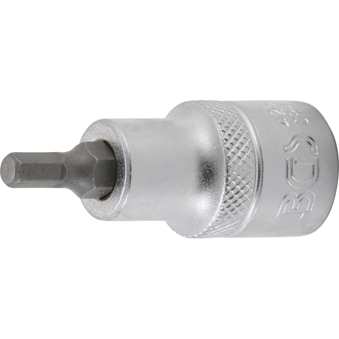 Antgalis įpresuotas į galvutę | 12,5 mm (1/2") | hex šešiakampis 5 mm (4251)