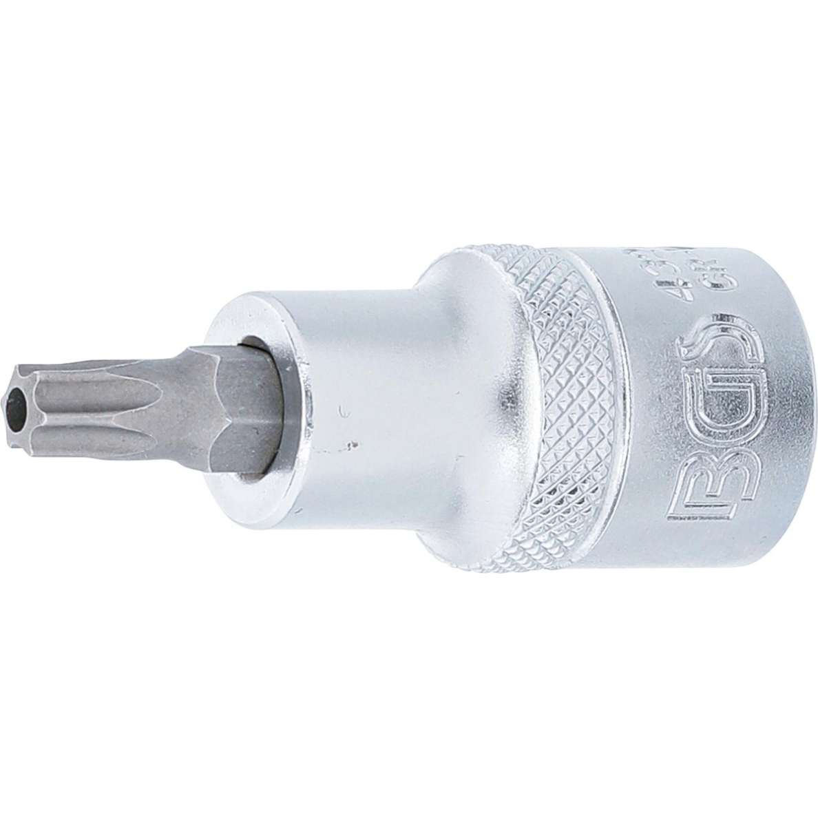 Antgalis įpresuotas į galvutę | 12,5 mm (1/2") | T-Star su skyle (Torx) T40 (4326) Antgalis įpresuotas į galvutę | 12,5 mm (1/2") | T-Star su skyle (Torx) T40 (4326)