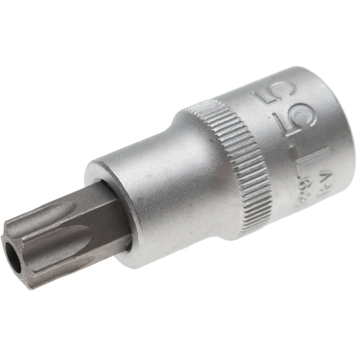 Antgalis įpresuotas į galvutę | 12,5 mm (1/2") | T-Star su skyle (Torx) T55 (4329)