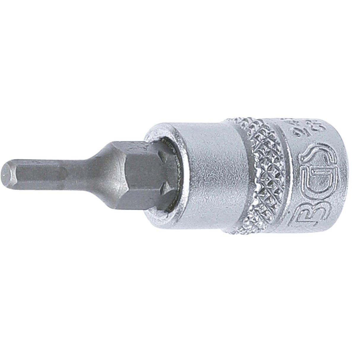 Antgalis įpresuotas į galvutę | 6,3 mm (1/4") | hex šešiakampis 3 mm (2497) Antgalis įpresuotas į galvutę | 6,3 mm (1/4") | hex šešiakampis 3 mm (2497)