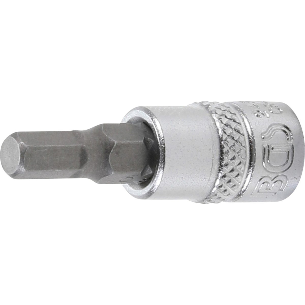 Antgalis įpresuotas į galvutę | 6,3 mm (1/4") | hex šešiakampis 5 mm (2499) Antgalis įpresuotas į galvutę | 6,3 mm (1/4") | hex šešiakampis 5 mm (2499)