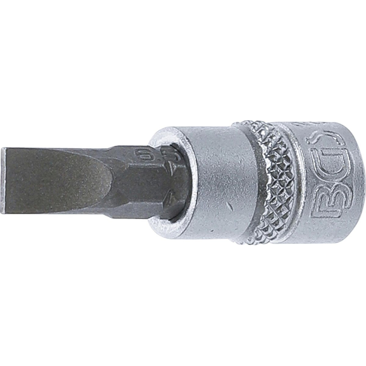 Antgalis įpresuotas į galvutę | 6,3 mm (1/4") | Plokščias SL 6,5 mm (2495) Antgalis įpresuotas į galvutę | 6,3 mm (1/4") | Plokščias SL 6,5 mm (2495)